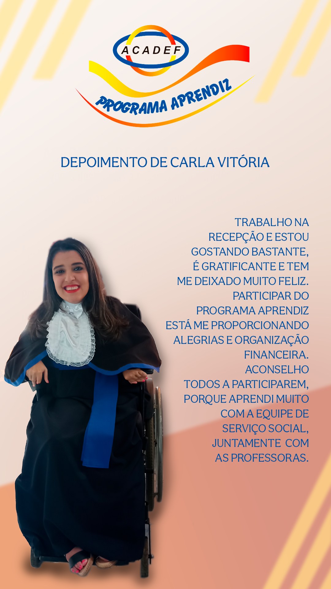 Programa Aprendiz da ACADEF qualifica e inclui pessoas com deficiência ...