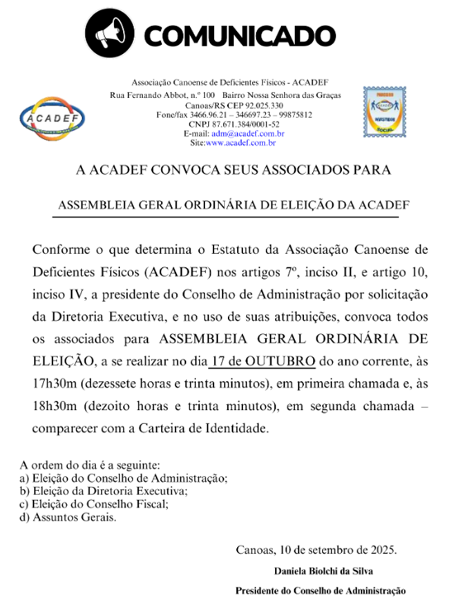 carta de comunicado